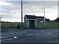 Bus stop on the A38 at Newport