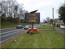 H4772 : "Road closed here", Cranny by Kenneth  Allen