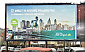 J3674 : Aer Lingus "Philadelphia" poster, Belfast (March 2018) by Albert Bridge