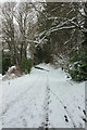 Drive to the Rainbow in the snow, Torquay