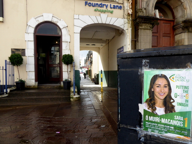 "Vote for me" poster, Omagh  - 6