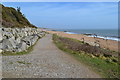 Path behind the beach at Highcliffe