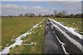 Road crossing Eldersfield Marsh