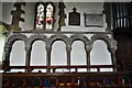 Earls Barton, All Saints Church: Norman blind arcade in the chancel