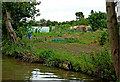 Allotments by the Coventry Canal in Nuneaton, Warwickshire