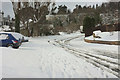 Crownhill Rise, Torquay, in the snow