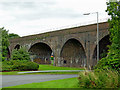 Railway viaduct in Nuneaton, Warwickshire