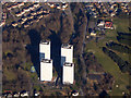 Sandyhills towerblocks from the air