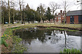 TM2460 : Pond at Brandeston Hall by Bill Boaden