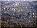 Blantyre and the River Clyde from the air