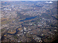 Blantyre and the River Clyde from the air