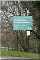 Lawn Memorial & Woodland Valley Natural Burial Ground sign