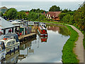 Coventry Canal at Nuneaton in Warwickshire