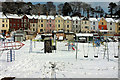 Rocket Park in the snow