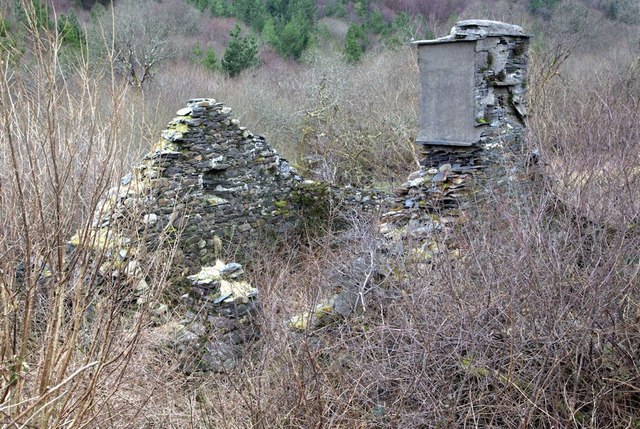 Ruin in Nant Gwernol