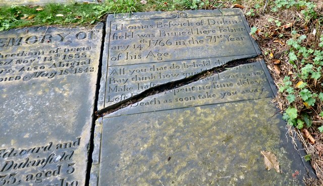A 1766 gravestone