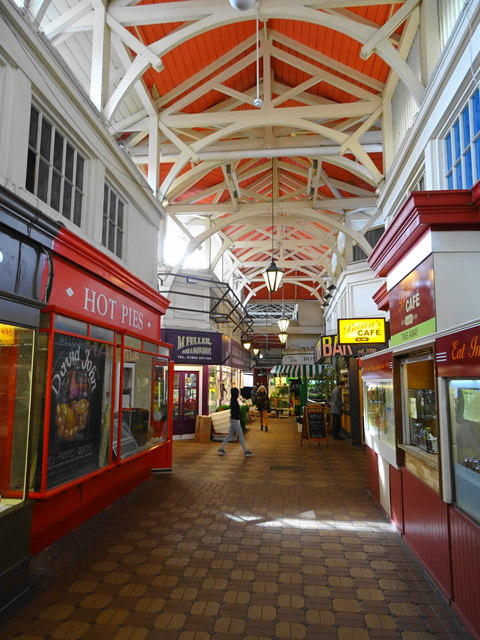 Inside the Covered Market © John M cc-by-sa/2.0 :: Geograph Britain and ...