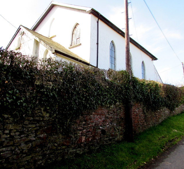 North side of Salem Baptist Chapel, Llangwm, Monmouthshire