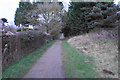 Path round the edge of Ufford Park