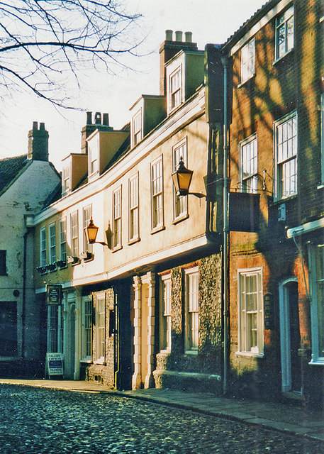 Norwich: on Elm Hill by John Sutton