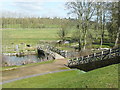 Footbridge over the millstream Towcester