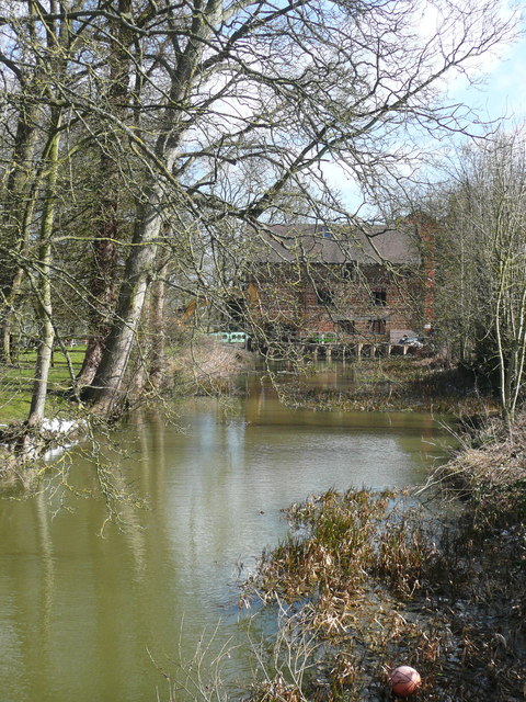 Towcwester Mill and its millpond