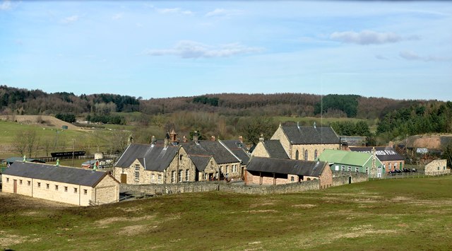 The 1900s pit village at Beamish Museum © Graham Hogg :: Geograph ...