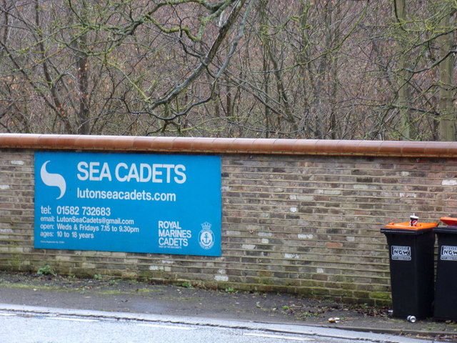 Luton Sea Cadets sign