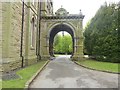 Porte-cochere at Denzell House