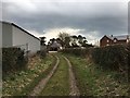 Approaching Welshampton by footpath