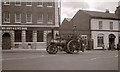 Traction engine passing through Altrincham