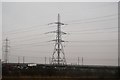 TQ5479 : Pylon between HS1 and A13 by N Chadwick