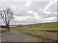 Farm road leading from the B8