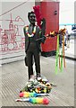 SJ3590 : Tributes to Ken Dodd at Liverpool Lime Street by Jonathan Hutchins