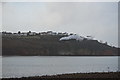 Steam train above Broad Sands