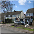 TL2841 : Steeple Morden: houses on Station Road by John Sutton