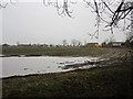 Waterlogged field next to Carr House Farm