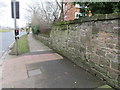 Roadside wall alongside Thingwall Road, Thingwall