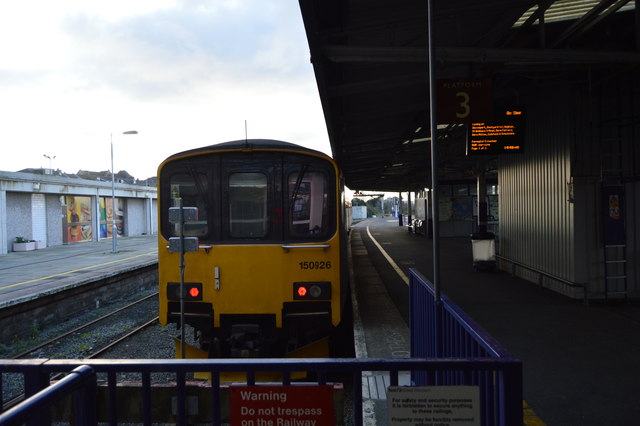 Tamar Valley Line train, Plymouth Station