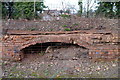 Platform detail at Newent Station