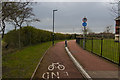 Cycleway past the Royal Lytham St Annes Golf Club