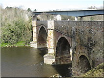NT5734 : Old and new Bridges at Drygrange by M J Richardson