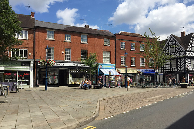 Café society, Market Place, Warwick © Robin Stott :: Geograph Britain ...