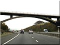 The M65 runs under Stanhill Road