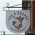 The sign of The Fox & Grapes