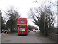 339 bus approaching North Weald Station