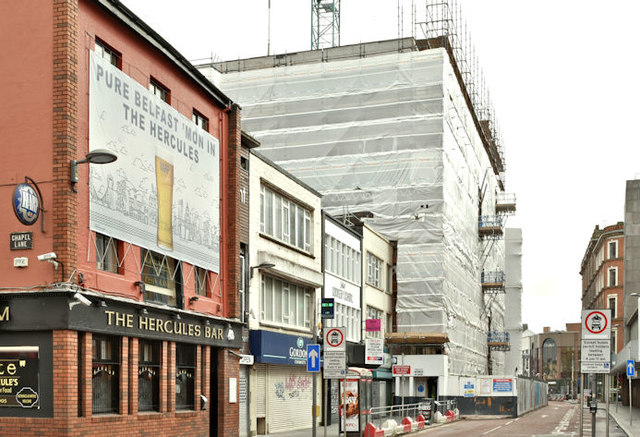 Commonwealth House redevelopment, Belfast (April 2018)