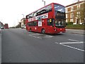 Bus on Finchley Road, Temple Fortune