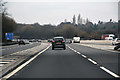 TQ0167 : Borough of Runnymede : M3 Motorway by Lewis Clarke