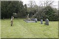 Headstones on the south side